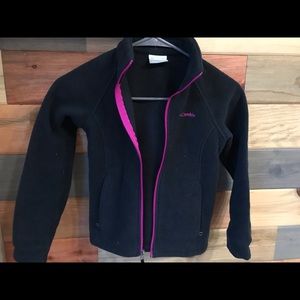 Thick, warm, zip up Columbia Fleece (kids Small)